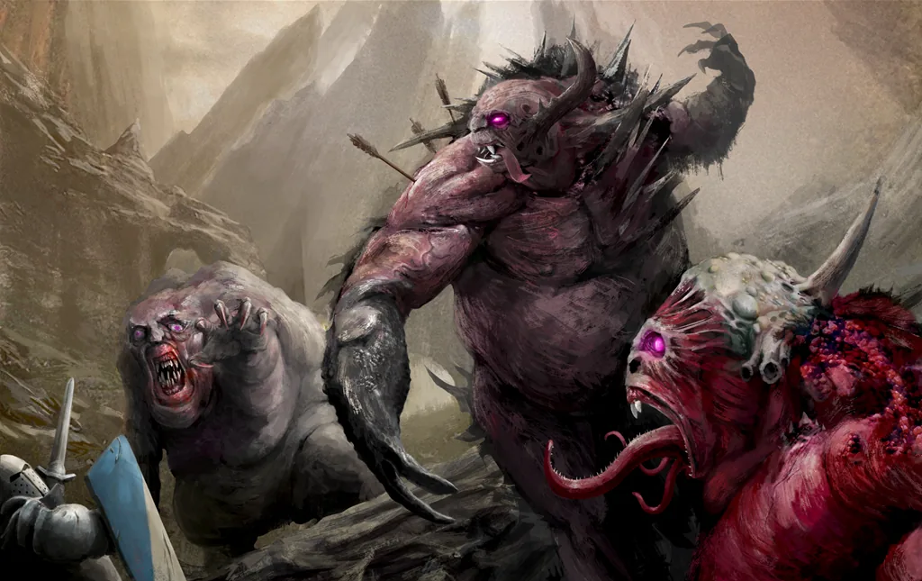 Mortas, massige Kreaturen